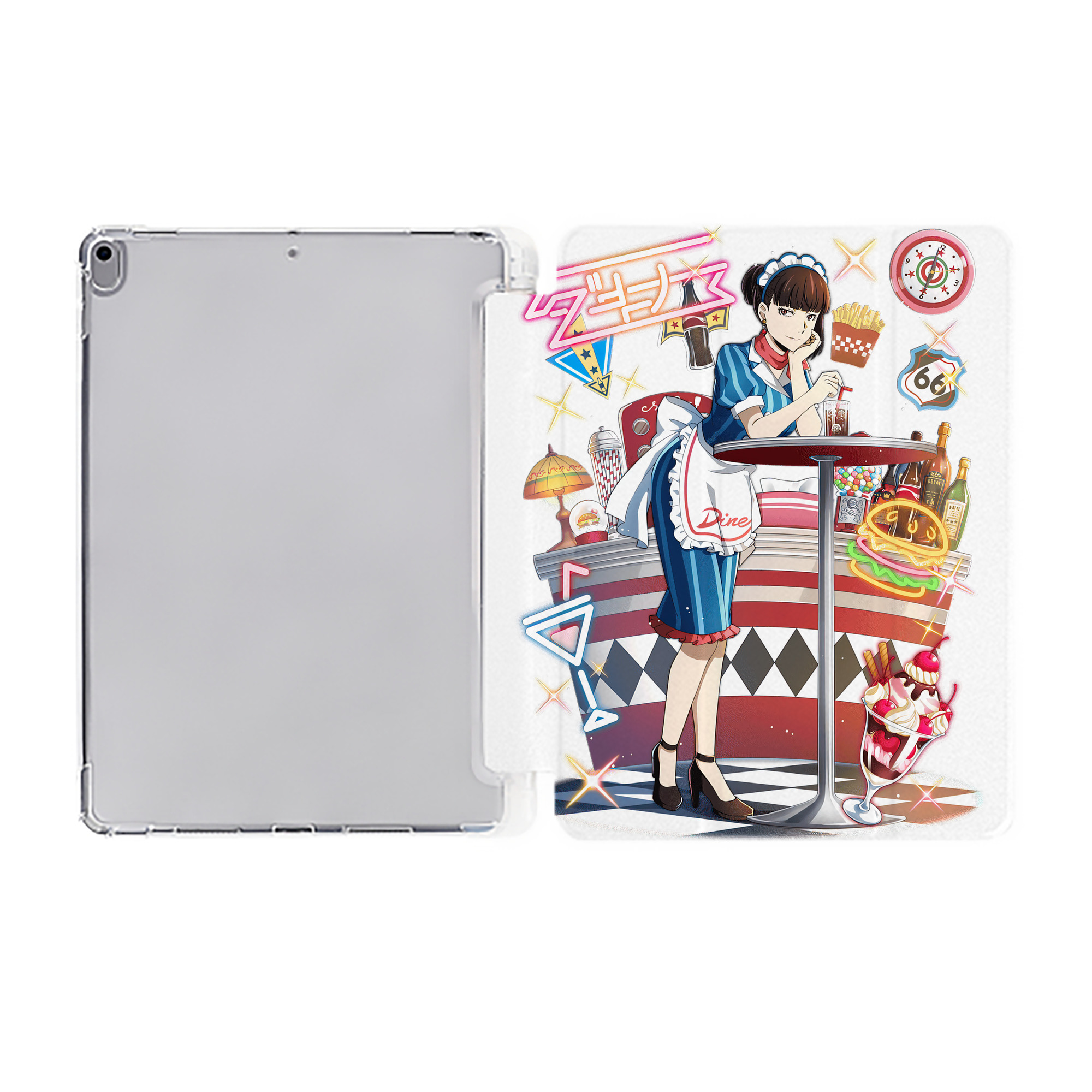 （画像用） 文豪ストレイドッグス Bungo Stray Dogs IPad ケース ペン収納付き 三つ折りスタンド PUレザー×シリコン 対応機種9.5/10.5/10.9インチ